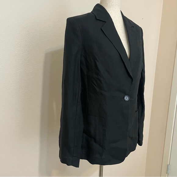 Gianfranco Ferre Linen Blazer One Button Made in Italy - Picture 4 of 11